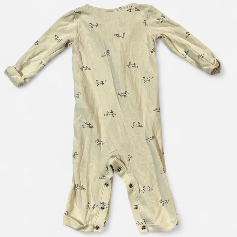 Carter-s Women's Cream and Yellow Sleepsuits-babygrows